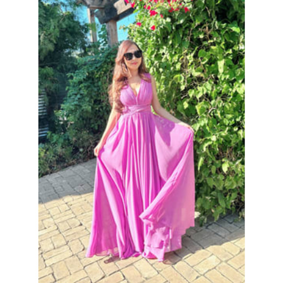 Lulus Lilac Cutout Vivid Imagination Maxi Dress Size Varies - Picture 7 of 13